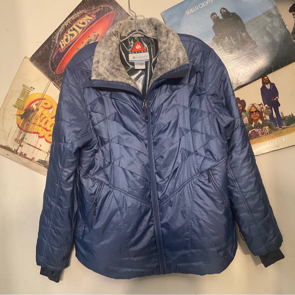 COLUMBIA WMNS KALEIDOSLOPE II OMNI-HEAT JACKET SZ 1X